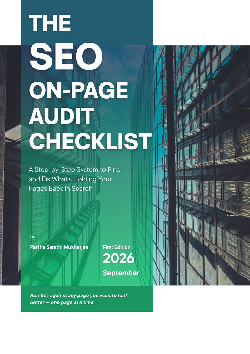 Cover of SEO On-Page Audit Checklist