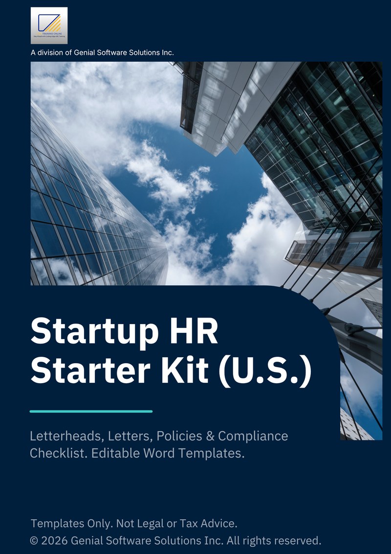 Startup HR Starter Kit (U.S.) cover